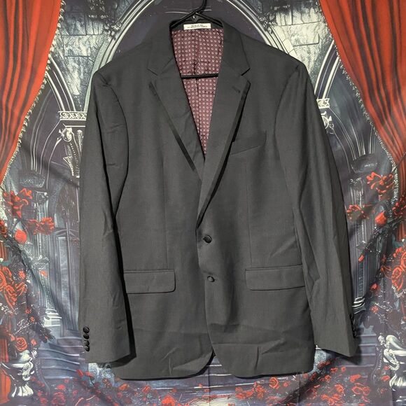 Joseph Abboud 2 Piece Wool Suit Grey Blazer & Pants Men's 44L/39L Business Wear - Picture 1 of 16